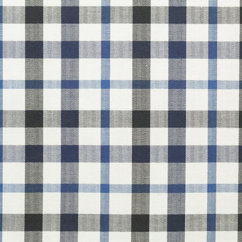 Tissu Chemise à Carreaux Noir Bicolor - Ribes y Casals