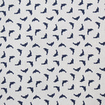 Tissu Chemise Dauphin Bleu Marine - Ribes y Casals