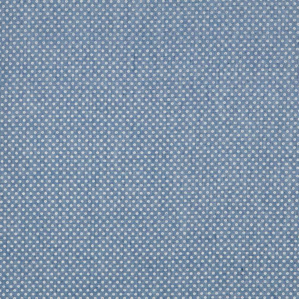 Tissu Chambray Double Pois - Ribes y Casals