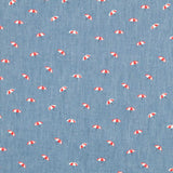 Tissu Chambray Parapluie Rouge - Ribes y Casals