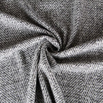 Tela Cheviot Espiga Negro - Ribes y Casals