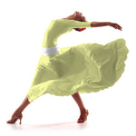 Tissu Crêpe Jaune Pâle - Ribes y Casals