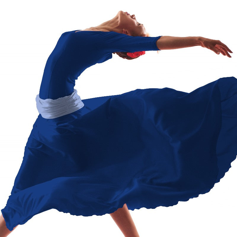 Tissu Crepe Bleu Électrique - Ribes y Casals