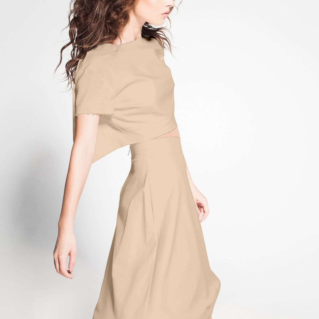 Tissu Crêpe Canelle - Ribes y Casals