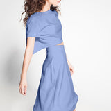 Tissu Crepe Bleu - Ribes y Casals