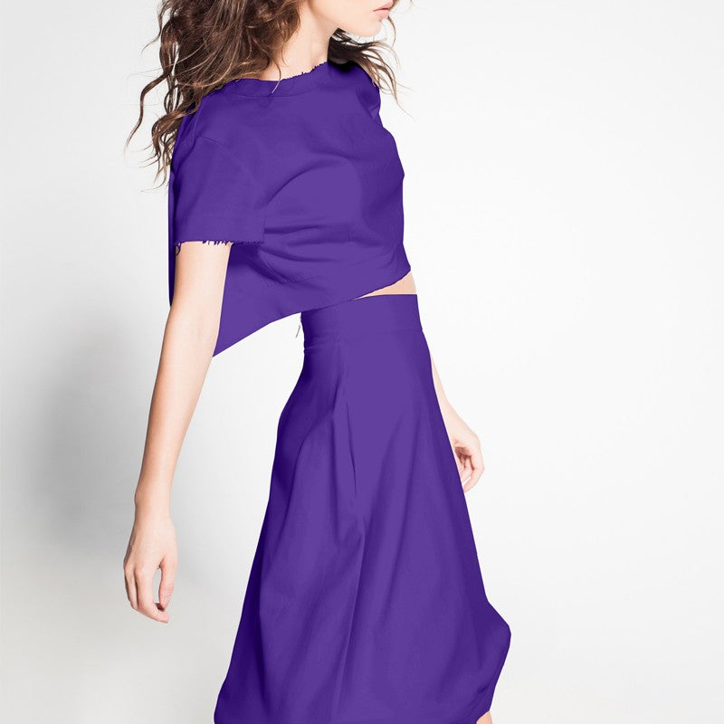 Tissu Crepe Violet - Ribes y Casals