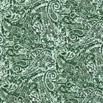 Crêpe Imprimé Cachemire Degradé Vert - Ribes y Casals