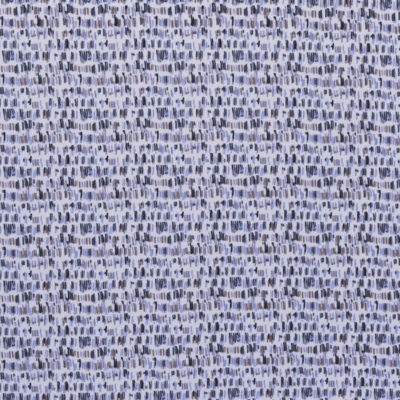 Crêpe Imprimé Guillemets Bleu - Ribes y Casals