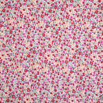 Crêpe Imprimé Ethnique Patchwork Fleurs Rouge - Ribes y Casals