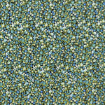 Crêpe Imprimé Liberty Fleurs Vertes - Ribes y Casals