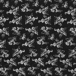 Crêpe Imprimé à Petits Pois Fond Noir - Ribes y Casals