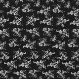 Crêpe Imprimé à Petits Pois Fond Noir - Ribes y Casals