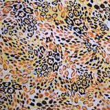 Crêpe Imprimé  Tâches Léopard Moutarde - Ribes y Casals