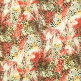 Crêpe Imprimé Serpent Jaune - Ribes y Casals