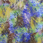 Crêpe Imprimé Serpent Bleu - Ribes y Casals