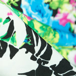 Crepe Fleurs Crétonne Noir - Ribes y Casals