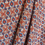 Crêpe Géométrique Bleu Orange - Ribes y Casals