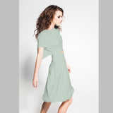 Tissu Crêpe Gris Vert - Ribes y Casals