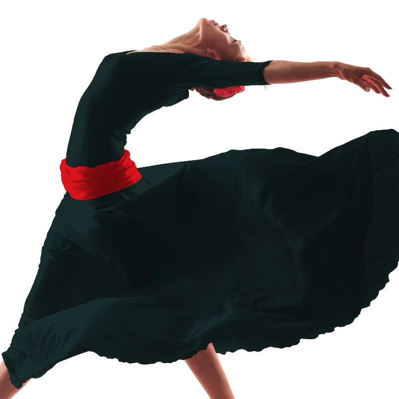 Tissu Crepe Vert Bouteille - Ribes y Casals