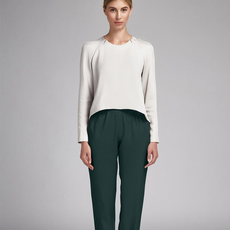 Tissu Crepe Vert Bouteille - Ribes y Casals