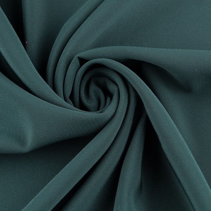 Tissu Crepe Vert Bouteille - Ribes y Casals