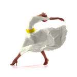 Crêpe à Pois Jaune 7 mm - Ribes y Casals