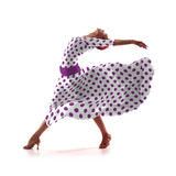 Crêpe à Pois Ciclamen 3,5 cm - Ribes y Casals