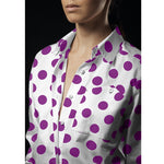 Crêpe à Pois Ciclamen 3,5 cm - Ribes y Casals