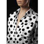 Crêpe à Pois Noir 3,5 cm - Ribes y Casals