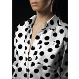 Crêpe à Pois Noir 3,5 cm - Ribes y Casals