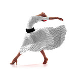 Crêpe Pois Blanc Fond Noir 7 mm - Ribes y Casals