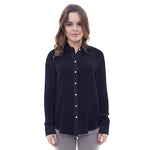 Crêpe Marocain Bleu Marine - Ribes y Casals