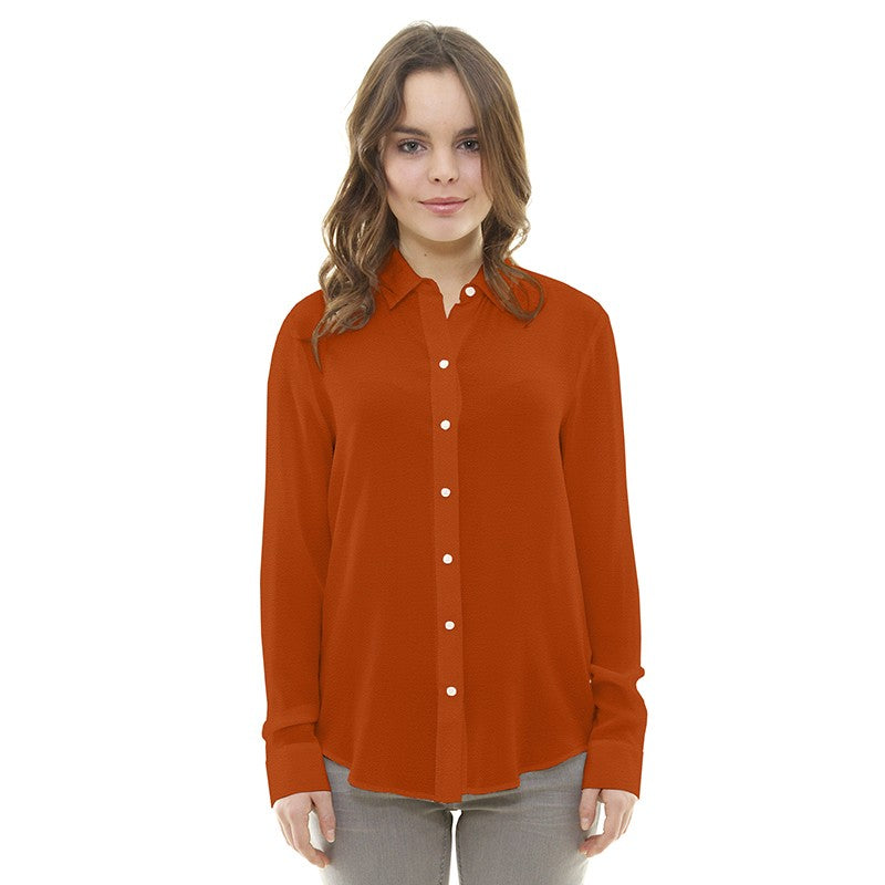 Crêpe Marocain Orange Fluo - Ribes y Casals