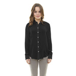 Tissu Crêpe Mousseline Noir - Ribes y Casals