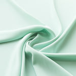 Tissu Crepe Polyester Aigue-Marine Clair - Ribes y Casals