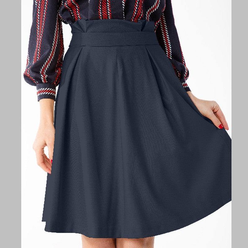 Tissu Crepe Polyester Bleu marine - Ribes y Casals