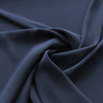 Tissu Crepe Polyester Bleu marine - Ribes y Casals