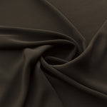 Tissu Crepe Polyester Marron Chocolat - Ribes y Casals