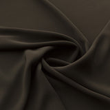 Tissu Crepe Polyester Marron Chocolat - Ribes y Casals