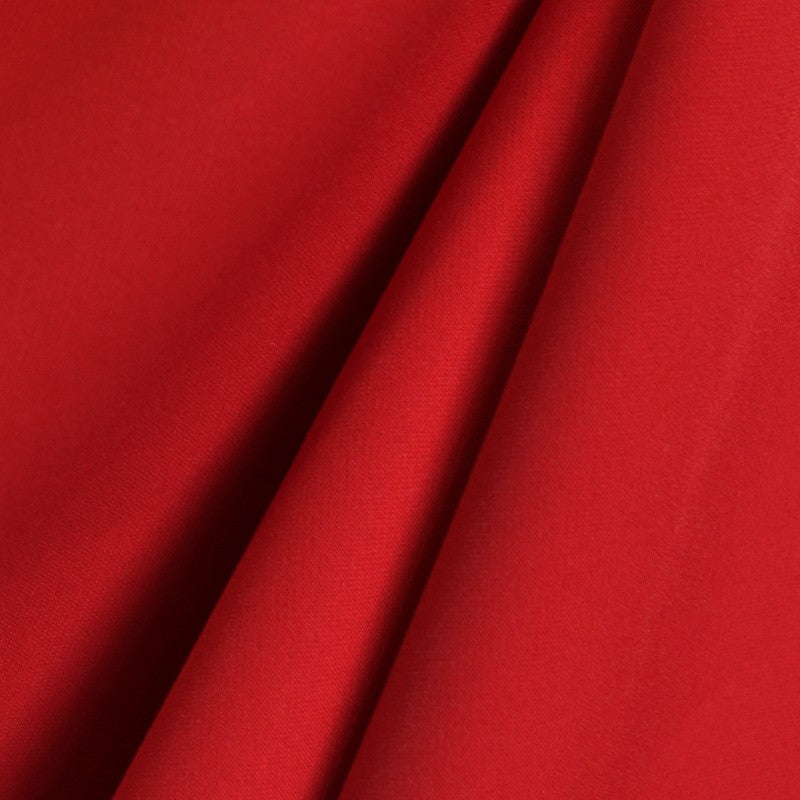 Tissu Crepe Polyester Rouge - Ribes y Casals