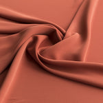 Tissu Crepe Polyester Brique - Ribes y Casals