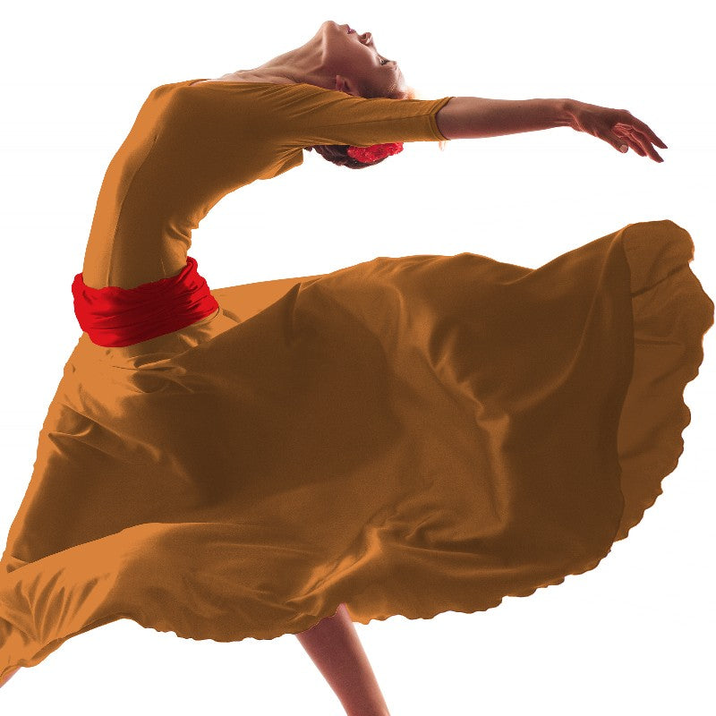 Tissu Crepe Ocre - Ribes y Casals