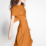 Tissu Crepe Ocre - Ribes y Casals