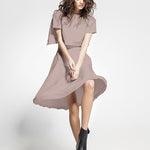 Tissu crêpe rose - Ribes y Casals