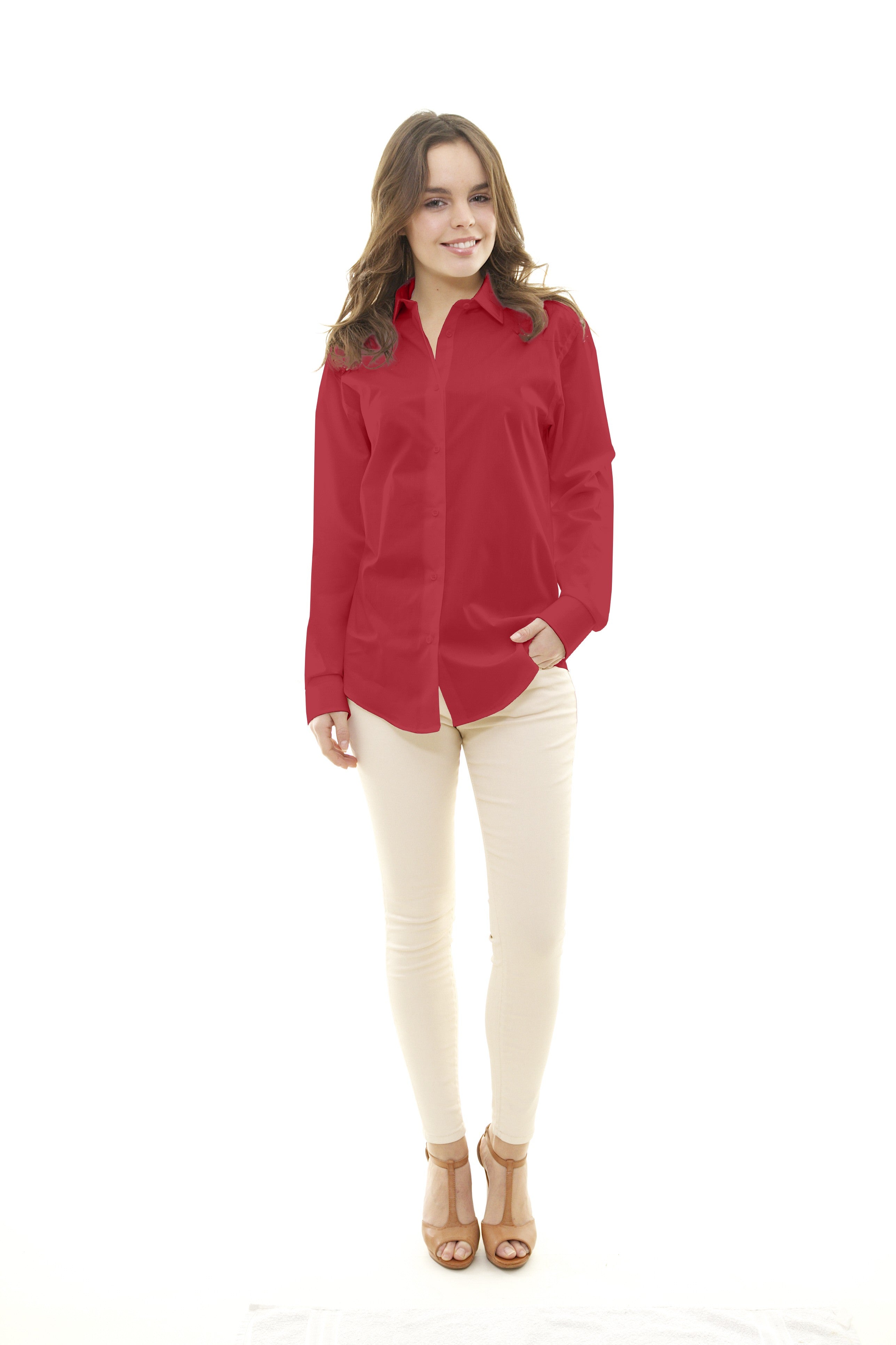 Tissu Crêpe Rubis Foncé - Ribes y Casals