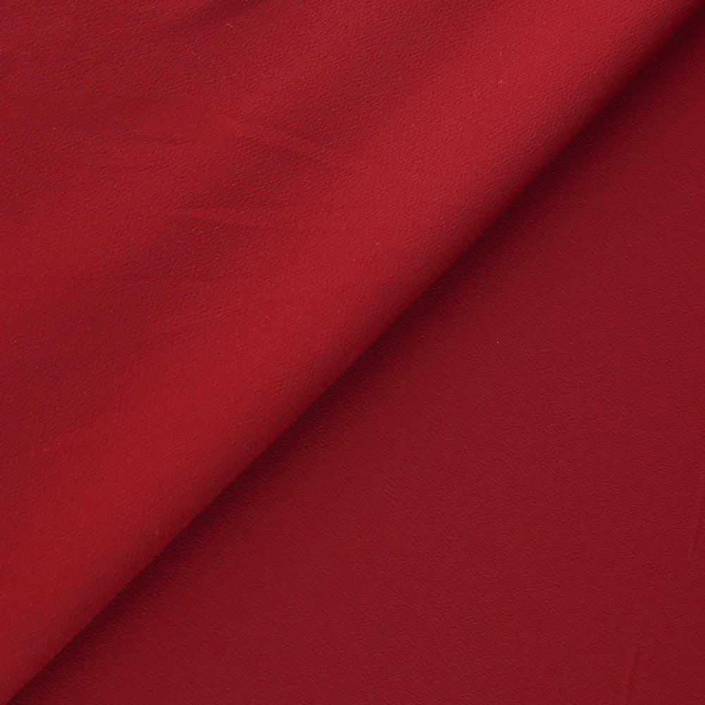 Tissu Crêpe Rubis Foncé - Ribes y Casals