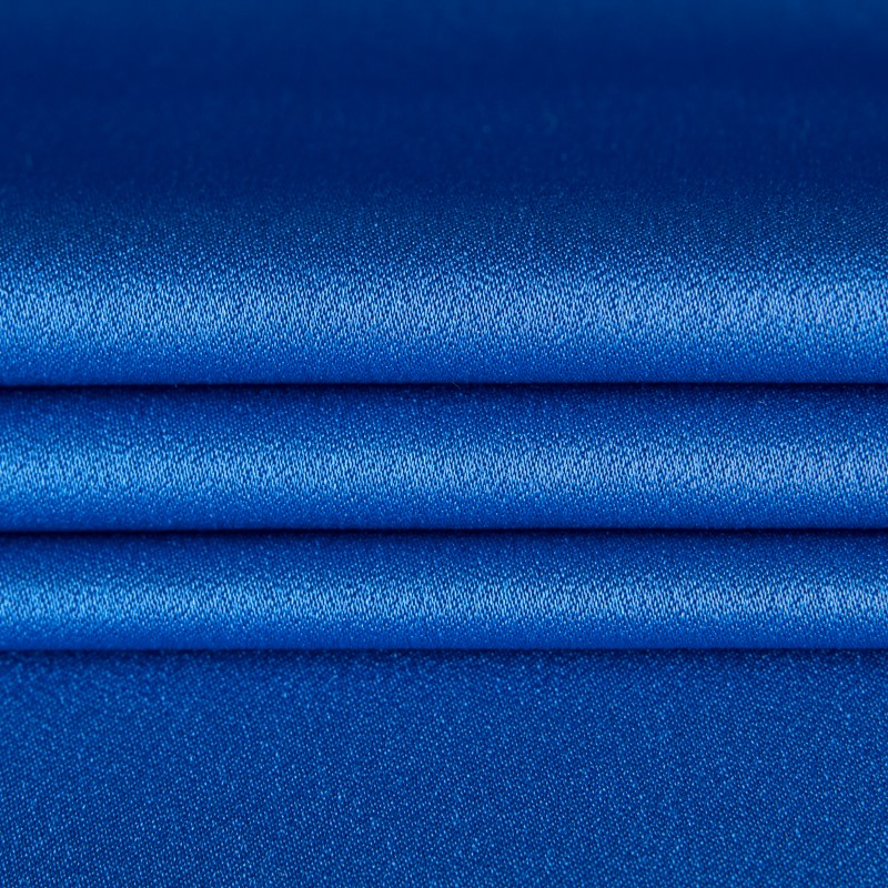 Tissu Crêpe Satin Bleu Électrique - Ribes y Casals