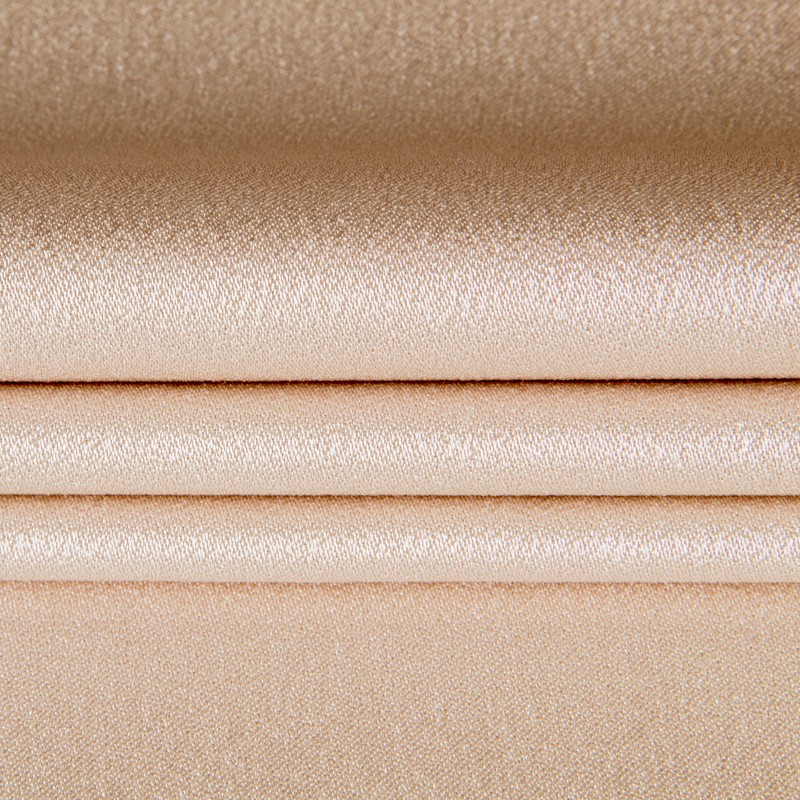 Tissu Crêpe Satin Beige Clair - Ribes y Casals
