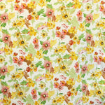Crêpe Satin Fleur Blanc Cassé - Ribes y Casals
