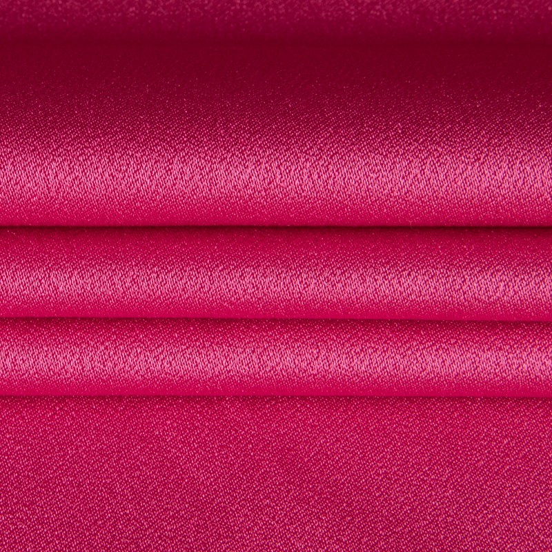 Tissu Crêpe Satin Fuschia - Ribes y Casals